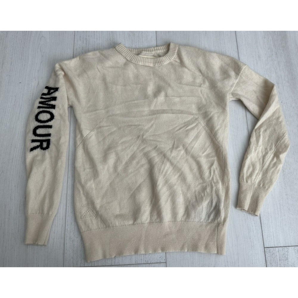 Zadig & Voltaire Gaby Amour Intarsia Swater Sz XS - Cashmere
